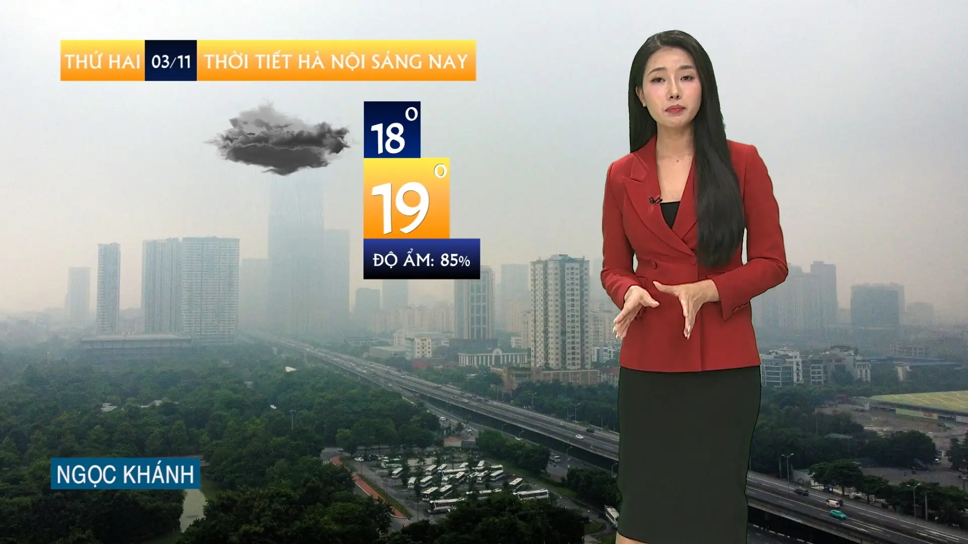 Dự báo thời tiết sáng | 03/11/2025